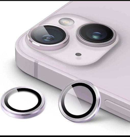 ObaStyle Camera Protection Tempered Glass Purple for the iPhone 12 mini