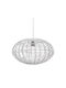 Kids Depot Pumpkin Μονόφωτο Παιδικό Φωτιστικό Κρεμαστό 40W με Υποδοχή E27 Λευκό 45x30cm