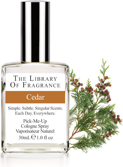 The Library Of Fragrance Cedar Eau de Cologne 30ml