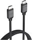 LinQ HDMI 2.1 Ultra High Speed 48Gbps 4K 120Hz HDR VRR Braided Cable HDMI Male - HDMI Male 2m Black