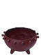 Espiel Decorative Bowl Pedestal Red 20x20cm