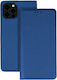 Smart Book Δερματίνης Navy Μπλε (iPhone 14 Pro Max)