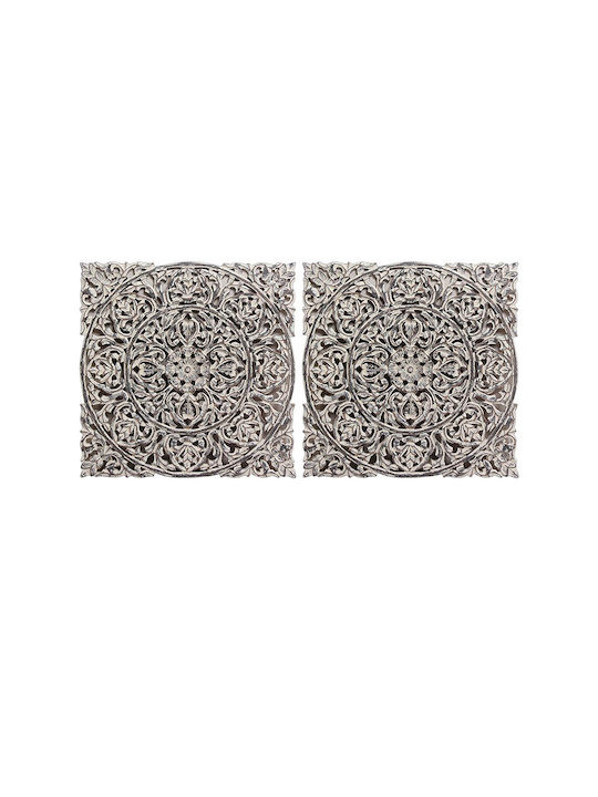 Artekko Wall Decor Dreup 61x3.4x61cm 2 Pieces