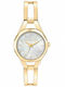Trussardi Metropolitan Damen Uhr mit Gold Metallarmband