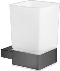 Sanco Enigma Wandmontiert Getränkehalter Glas Gray