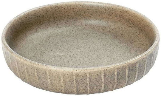 Espiel Gobi Serving Bowl Round Ceramic Beige with Diameter 15cm