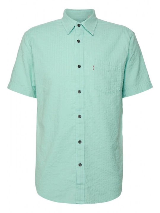 Levi's Sunset Short-sleeved Shirt Pastel Turquoise