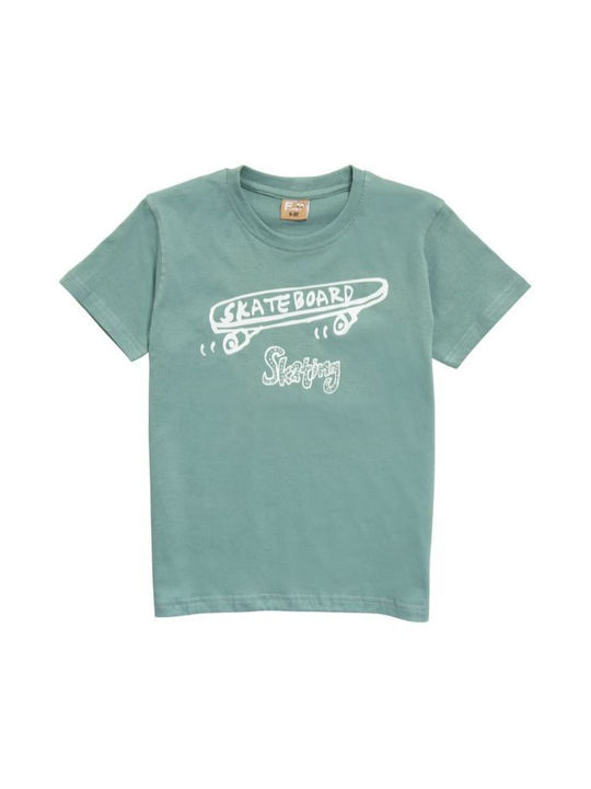 Funky Παιδικό T-shirt Πράσινο