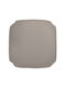 Woodwell Quadratisch Sitzfläche aus Stroh in Braun Farbe 35x35cm Υ949 1Stück