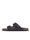 Boss Shoes Men's Leather Sandals Black