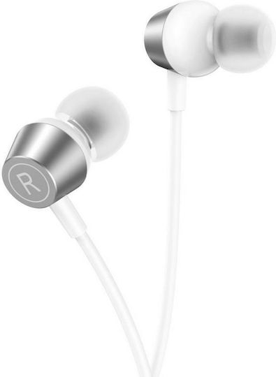 XO EP59 Ironman In-Ear Freihändig Kopfhörer mit Stecker 3.5mm Weiß