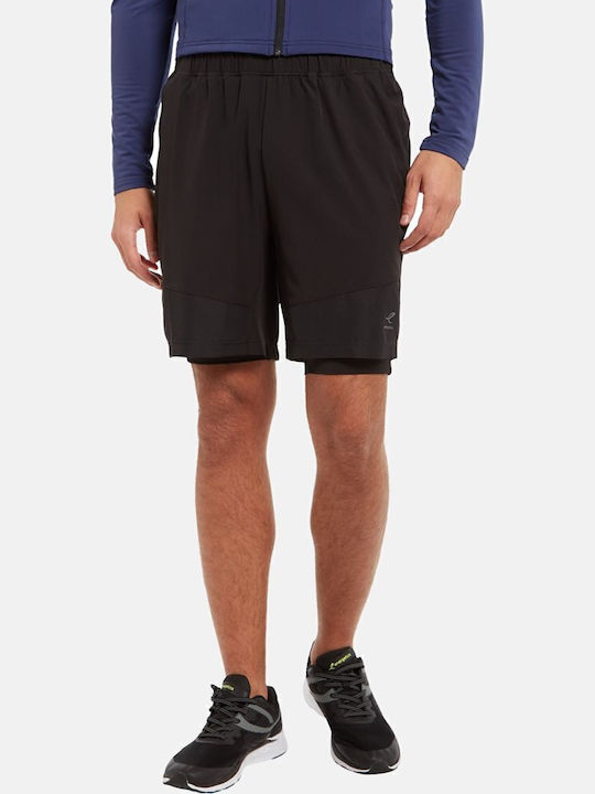 Friedo V Спортни Мъжки Къси Панталони Regular Fit Черни