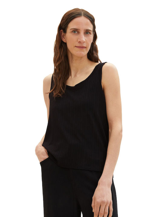 Tom Tailor Women's Summer Blouse Sleeveless Black