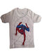 T-shirt white short sleeve ''Spiderman'' No 2