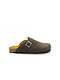 Plakton Afelpado Leder Anatomisch Clogs Gray