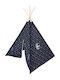 Kids Indian Teepee Play Tent MM3371 Blue