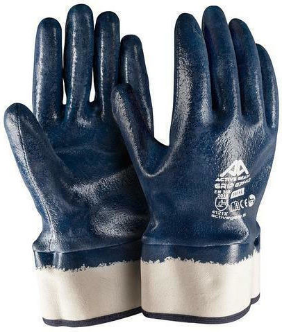 Active Gear Gloves for Work Blue Nitrile 1pcs