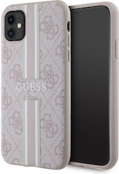 Guess Printed Stripes Back Cover Ροζ (iPhone 11)