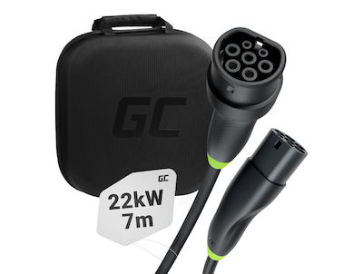 Green Cell Electric Car Charging Station Cable 7m Type 2 - Type 2 EVKABGC02