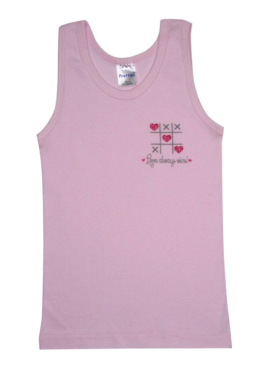 Pretty Baby Kinder Unterhemd Tank-Top Rosa 1Stück