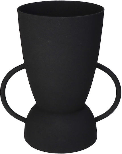 ArteLibre Übertopf Metall Schwarz 20x20x23εκ.