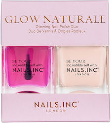 Nails Inc Glow Naturale Nagellack Duo 14ml