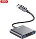 XO HUB012B Hub 4 USB 3.0 Schnittstelle mit USB-A Anschluss Silbern