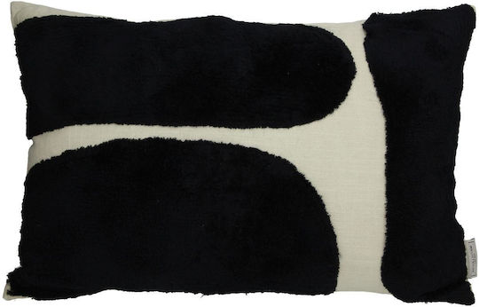 ArteLibre Sofa Cushion 100% Cotton Black 60x40cm