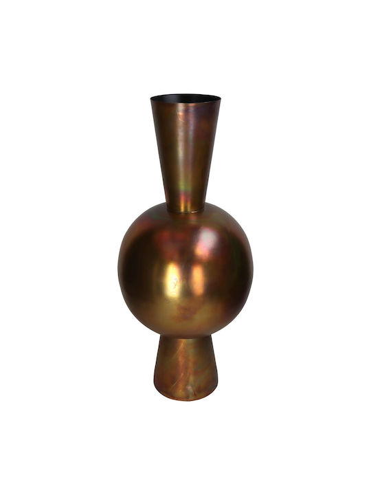 ArteLibre Metallic Vase 30x30x70cm