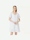 Forel Καλοκαιρινό Mini Φόρεμα Λευκό