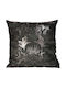 ArteLibre Μαξιλάρι Καναπέ Pillow Bird από Βελούδο Γκρι 45x45εκ.