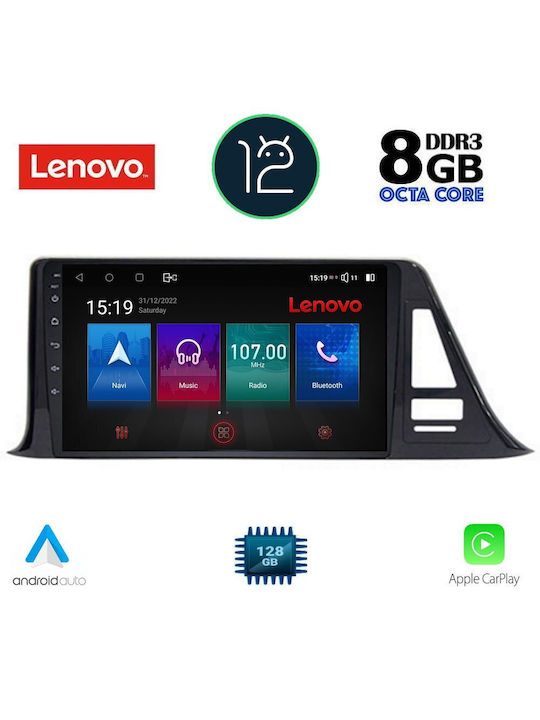 Lenovo Car-Audiosystem für Toyota C-HR 2017> (Bluetooth/USB/AUX/WiFi/GPS) mit Touchscreen 9"