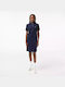 Lacoste Summer Midi Dress Navy Blue