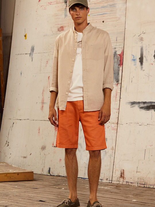 Pepe Jeans Arkin Ανδρική Βερμούδα Chino Πορτοκαλί
