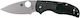 Spyderco Native Pocket Knife Black - Stainless Steel with Blade made of Stainless Steel in Sheath