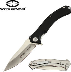 WithArmour Avalon Pocket Knife Black with Blade made of Stainless Steel