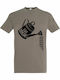 Tshirt unisex "Eat Local", Light Grey