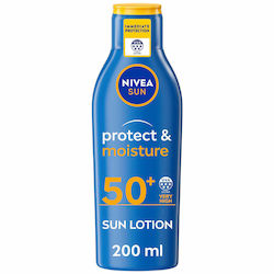Nivea Protect & Moisture Αδιάβροχη Αντηλιακή Λο...
