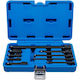 BGS Technic Set Kastanienverlängerungen Pneumatisch mit Karré 1/2" / 1/4" / 3/8" 9Stück