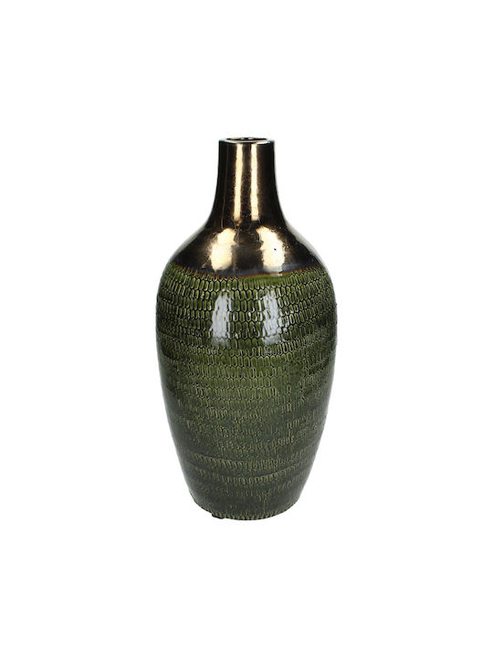 ArteLibre Vază Decorativă Ceramică Verde 20x20x43cm 1buc