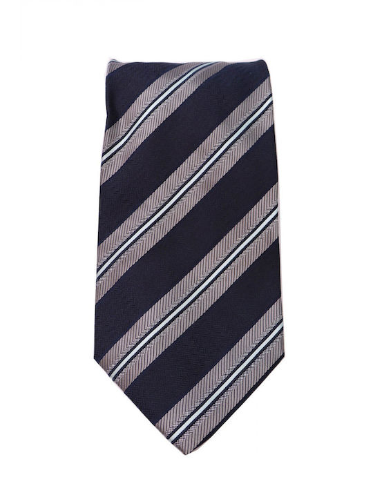 Giorgio Armani Silk Men's Tie Printed Blue
