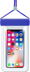 Hurtel Waterproof Αδιάβροχη έως 6.7" Clear / Blue