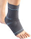 Aurafix 408 Knöchelbandage mit Silikon-Elementen in Grau