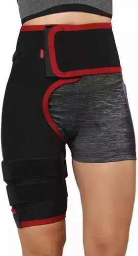 Aurafix 502 Elastic Thigh Support Neoprene Left Black
