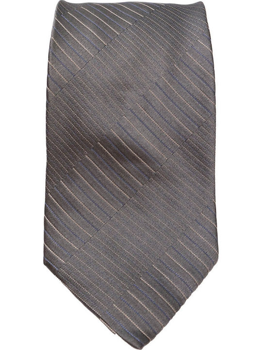Giorgio Armani Men's Tie Silk Printed in Gray Color