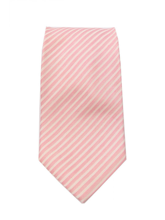 Giorgio Armani Ανδρική Γραβάτα με Σχέδια σε Ροζ Χρώμα