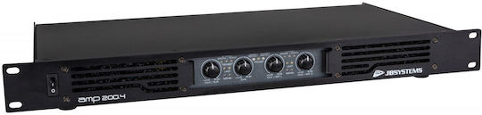 Jb Systems AMP200.4 Leistungsverstärker PA 4 Kanäle 200W/4Ω 100W/8Ω B08131