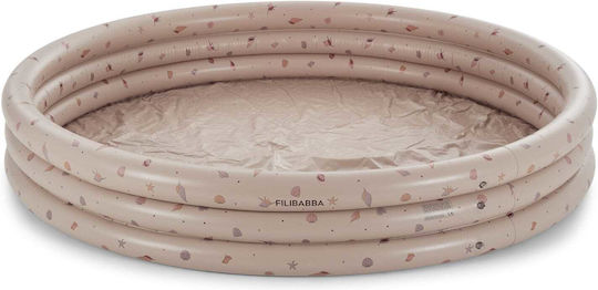 Filibabba Alfie Children's Round Swimming Pool 230lt Inflatable 150x35cm Pink