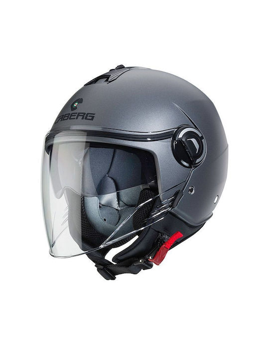 Caberg Riviera V4 Jet Helmet ECE 22.06 1150gr Gun Metal Matt