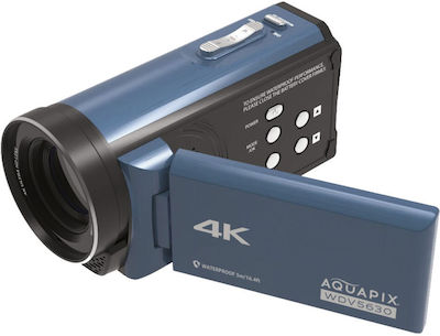 EasyPix Aquapix WDV5630 Kompakte Kamera 13MP mit Bildschirmgröße 3" Blau